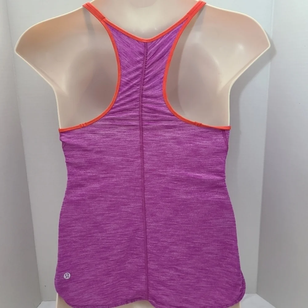 Lululemon‎ What The Sport Singlet II Heathered Ultra Violet Alarming Size 10